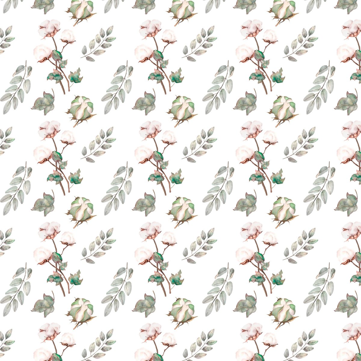 Botanical pattern background